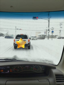 渋滞にハマりました