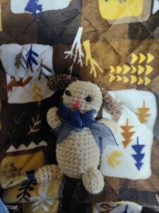 私の作品たちをほとんどお持ち帰りしたうちの孫たち