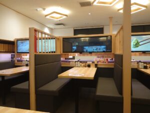 スシローの大型タッチディスプレイがすごい！デジロー